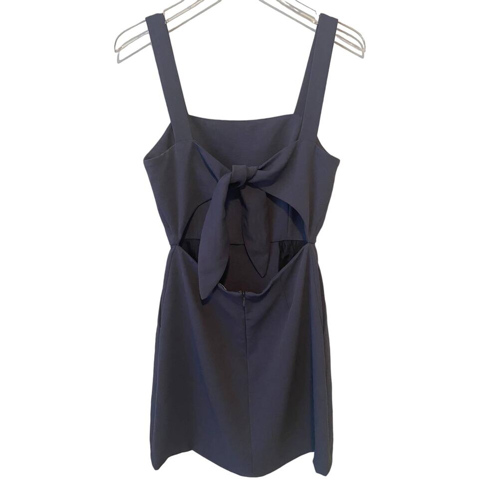WILFRED ECOULEMENT DRESS GRANITE BLUE SIZE 4 - Picture 5 of 10